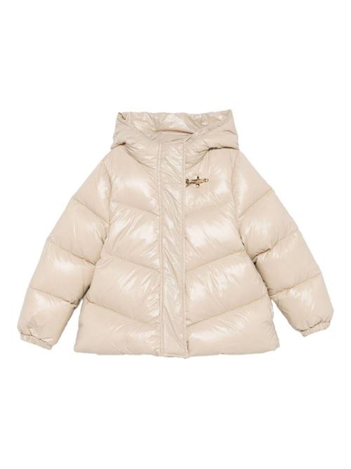 down jacket Giubbino per bambina Fay Kids beige con cappuccio FAY | FX2A87 N0371112